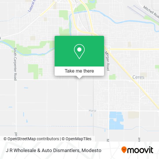 J R Wholesale & Auto Dismantlers map