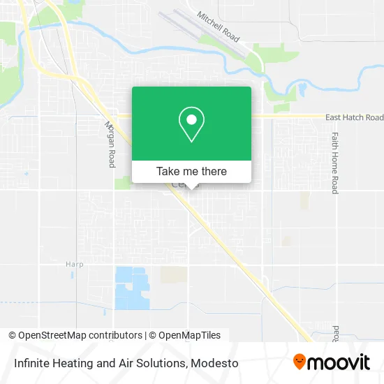 Infinite Heating and Air Solutions map