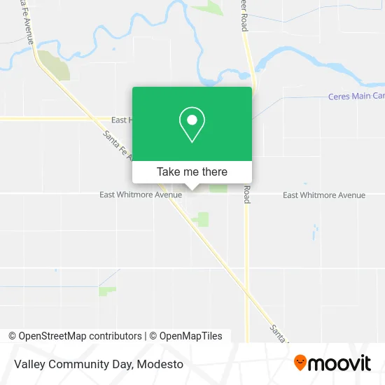 Valley Community Day map