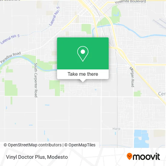 Mapa de Vinyl Doctor Plus
