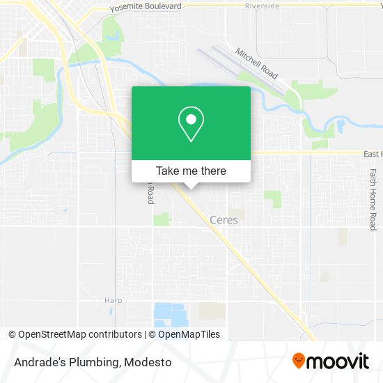 Mapa de Andrade's Plumbing