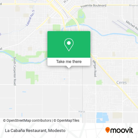 La Cabaña Restaurant map
