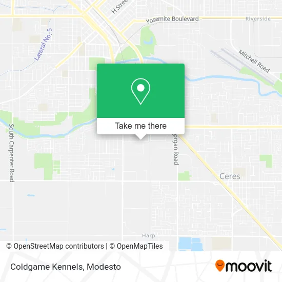 Coldgame Kennels map