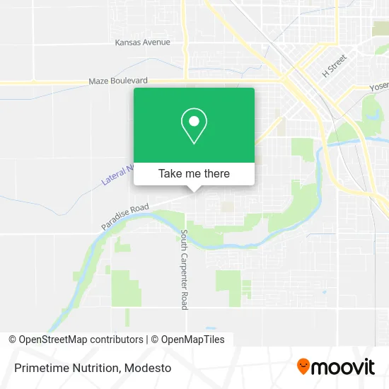 Primetime Nutrition map