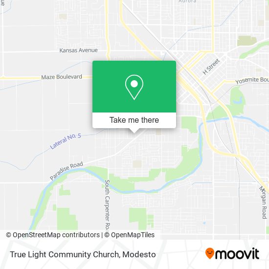 True Light Community Church map