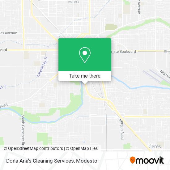 Dońa Ana's Cleaning Services map