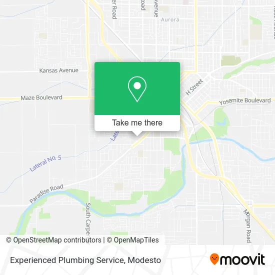 Experienced Plumbing Service map