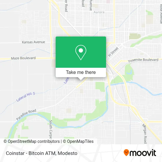 Coinstar - Bitcoin ATM map