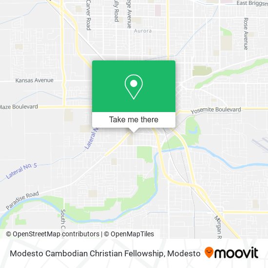 Modesto Cambodian Christian Fellowship map