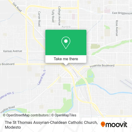 The St Thomas Assyrian-Chaldean Catholic Church map
