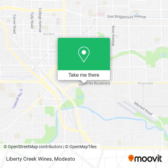 Liberty Creek Wines map