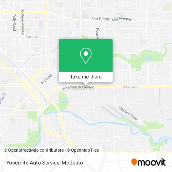 Yosemite Auto Service map