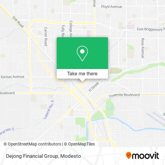 Dejong Financial Group map