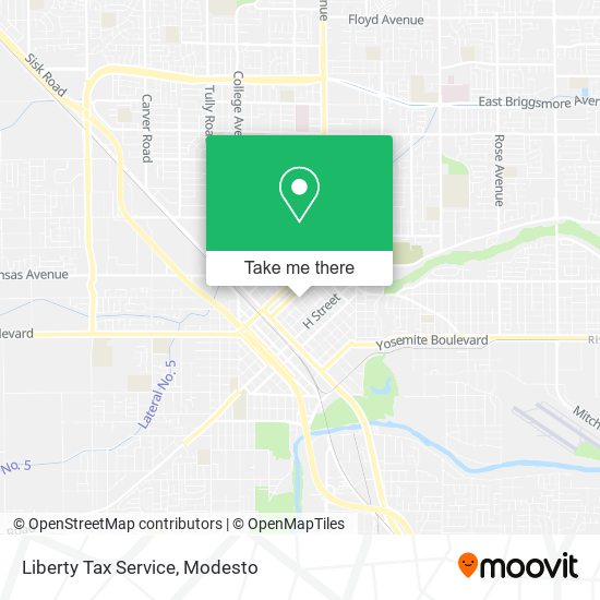 Liberty Tax Service map