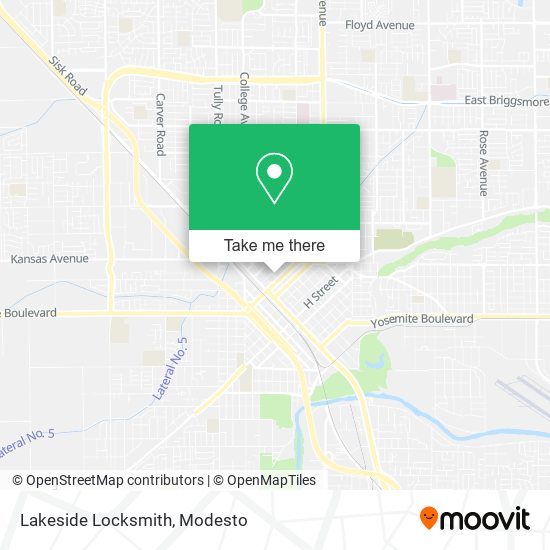 Mapa de Lakeside Locksmith