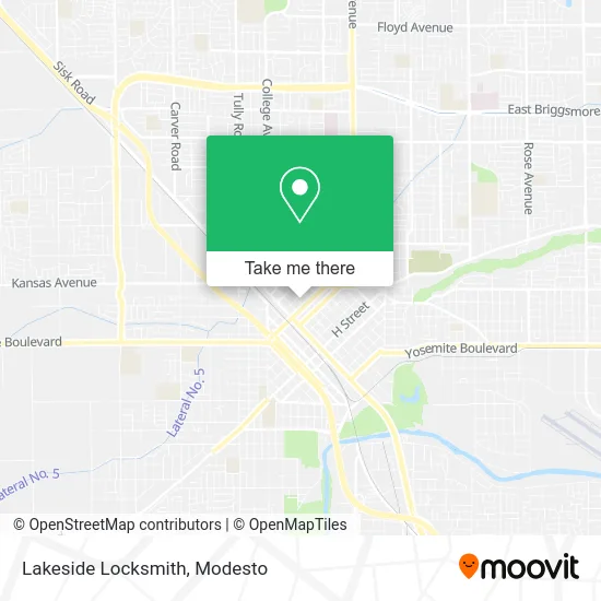 Lakeside Locksmith map