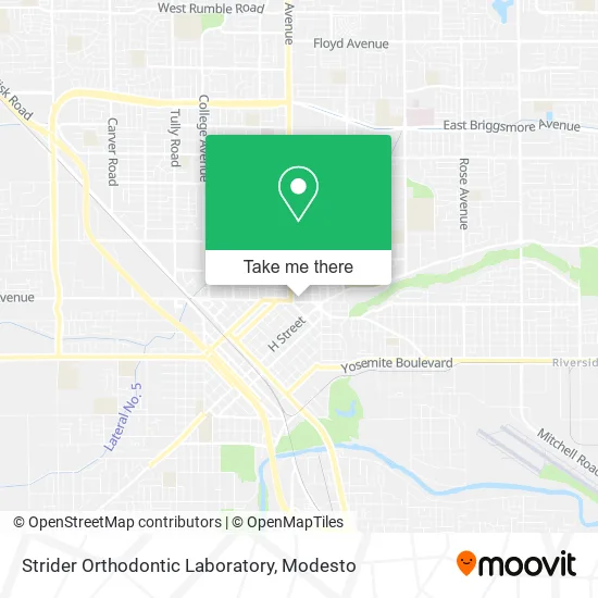 Strider Orthodontic Laboratory map
