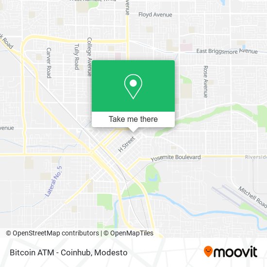 Bitcoin ATM - Coinhub map