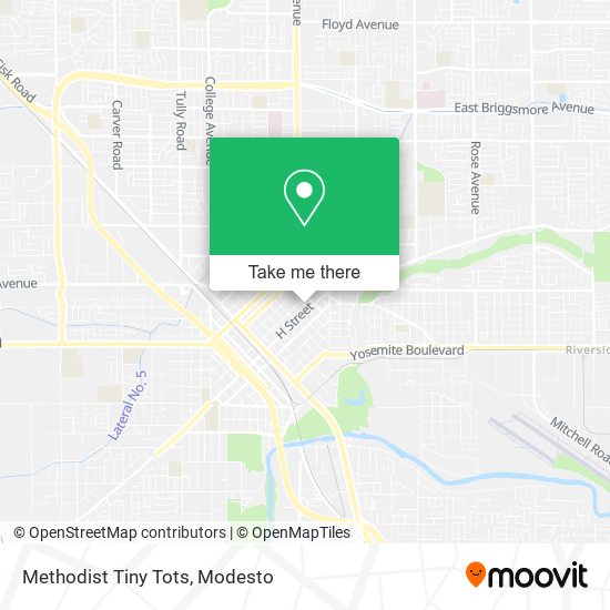 Methodist Tiny Tots map