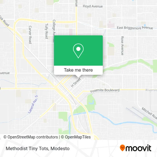 Methodist Tiny Tots map