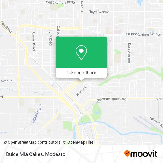 Dulce Mia Cakes map