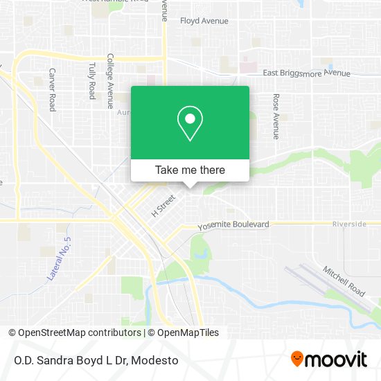 O.D. Sandra Boyd L Dr map