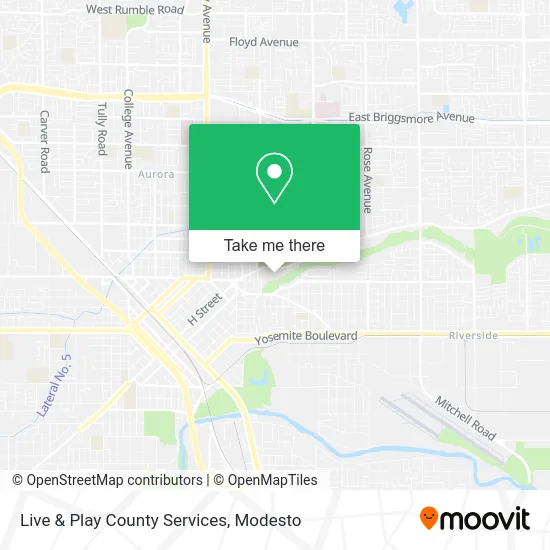 Live & Play County Services map