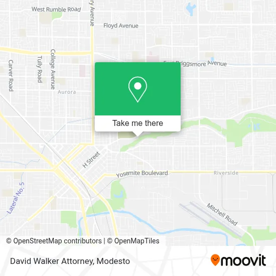 David Walker Attorney map