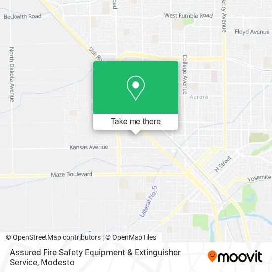 Assured Fire Safety Equipment & Extinguisher Service map