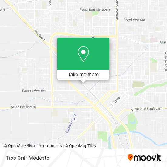 Tios Grill map
