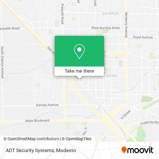 Mapa de ADT Security Systems
