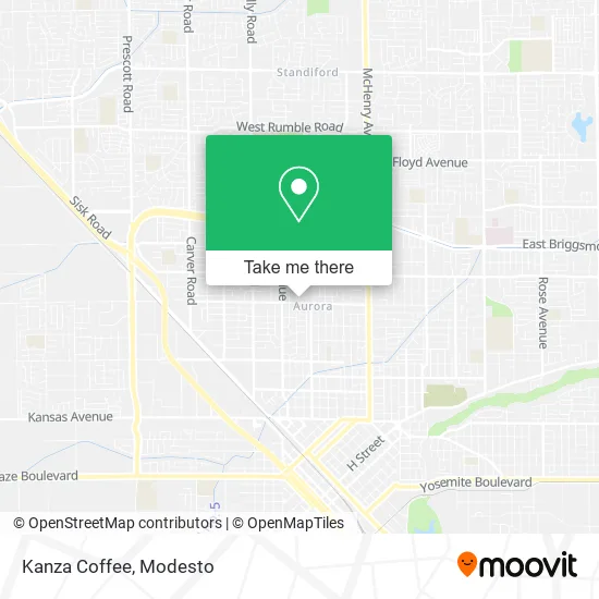 Kanza Coffee map