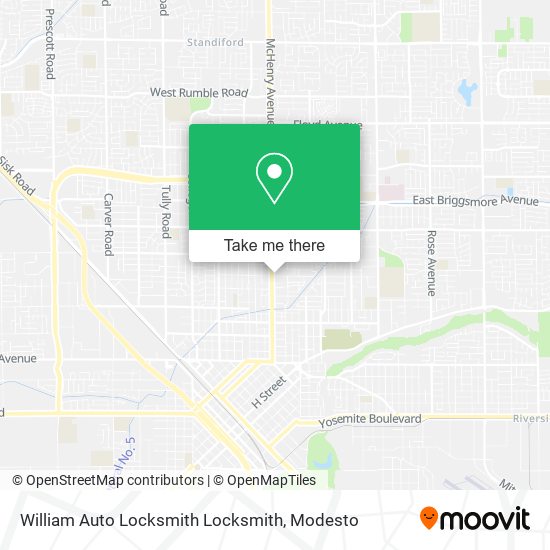 Mapa de William Auto Locksmith Locksmith