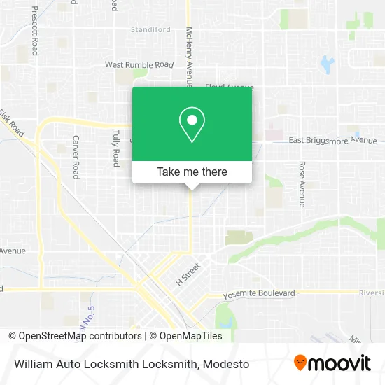 William Auto Locksmith Locksmith map