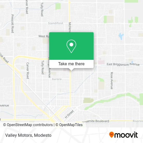 Valley Motors map