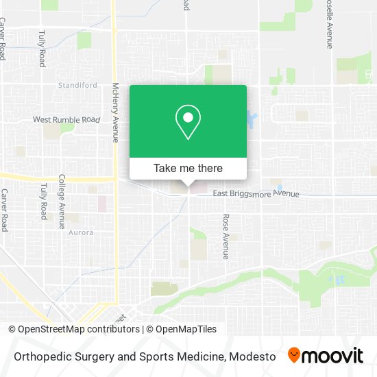 Orthopedic Surgery and Sports Medicine map