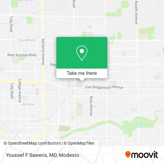 Youssef F Saweris, MD map