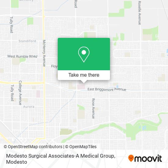 Mapa de Modesto Surgical Associates-A Medical Group