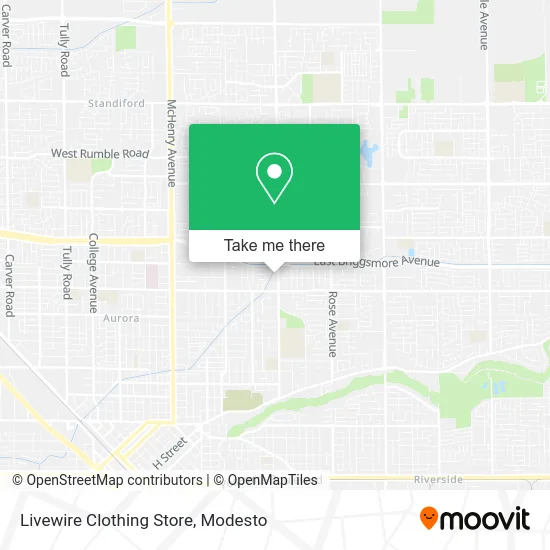 Livewire Clothing Store map