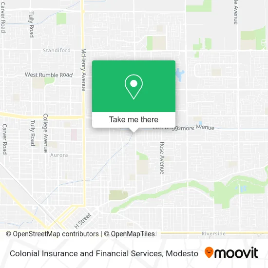 Colonial Insurance and Financial Services map