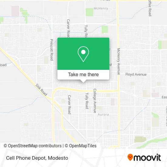 Cell Phone Depot map