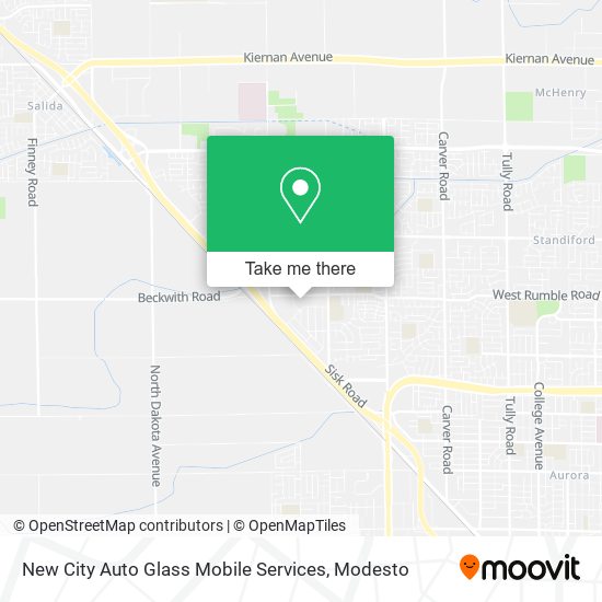 New City Auto Glass Mobile Services map