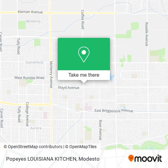 Mapa de Popeyes LOUISIANA KITCHEN
