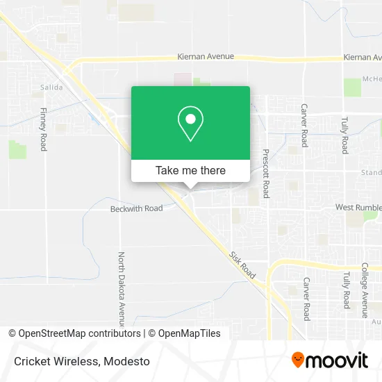 Cricket Wireless map