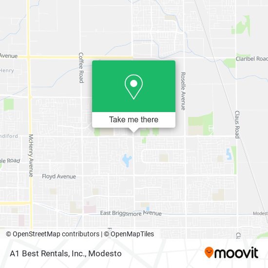 Mapa de A1 Best Rentals, Inc.