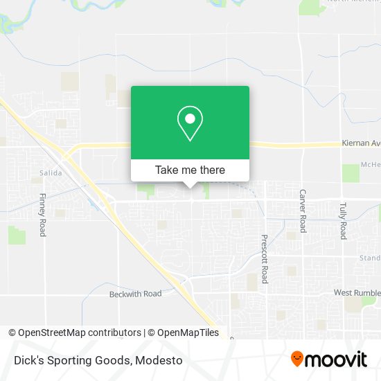Mapa de Dick's Sporting Goods