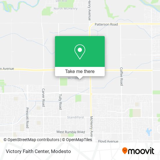Victory Faith Center map