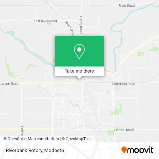 Mapa de Riverbank Rotary