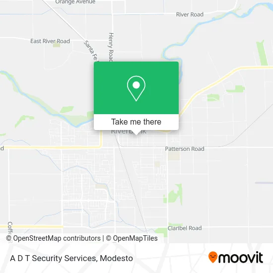 A D T Security Services map