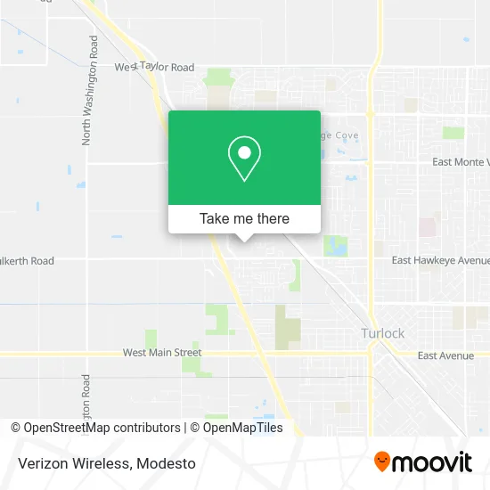 Mapa de Verizon Wireless